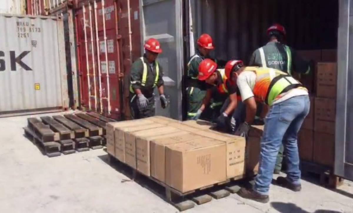 Descartan droga en contenedores de Puerto Cortés