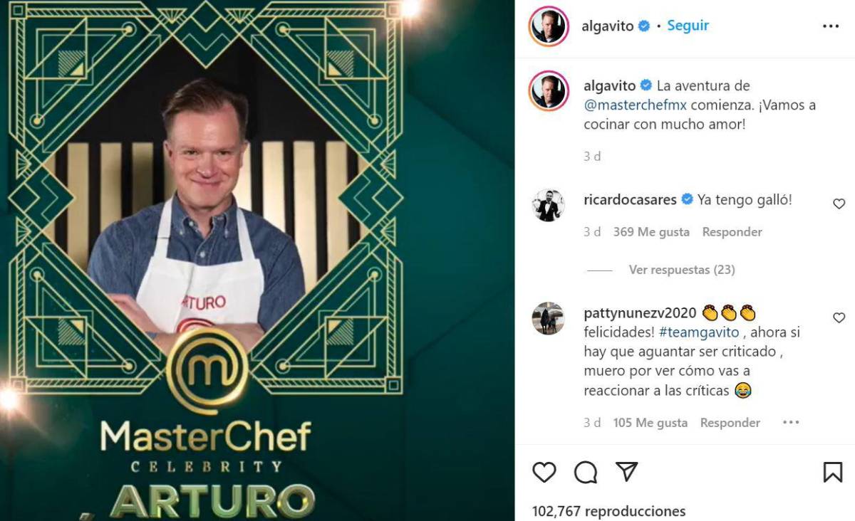 Arturo López Gavito revela si dejará La Academia 20 años por “MasterChef Celebrity”