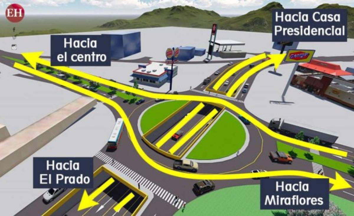 Tegucigalpa: Obras sobre el bulevar Juan Pablo II ya fueron completadas