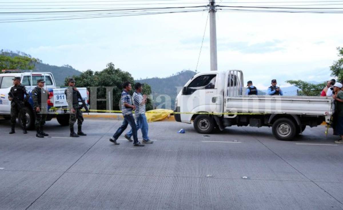 Un muerto y un herido en ataque criminal en aldea La Cuesta de la capital de Honduras