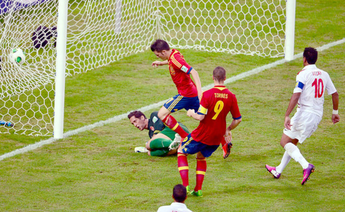 VIDEO: La grosera goleada de EspaÃ±a a TahitÃ