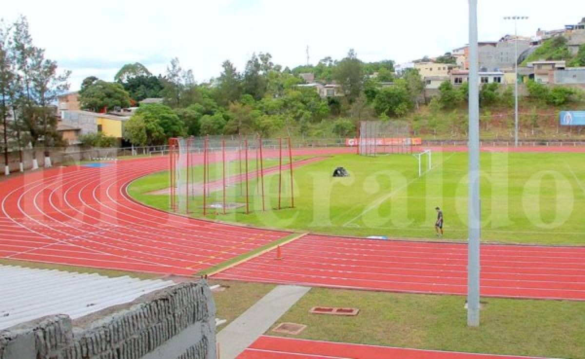 GALERÍA DE FOTOS: El antes y ahora de la nueva pista de tartán de la Villa Olímpica