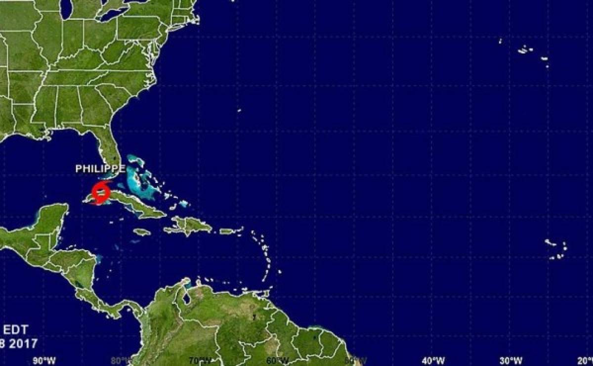 Tormenta Phillipe cruza a Cuba camino a Florida   