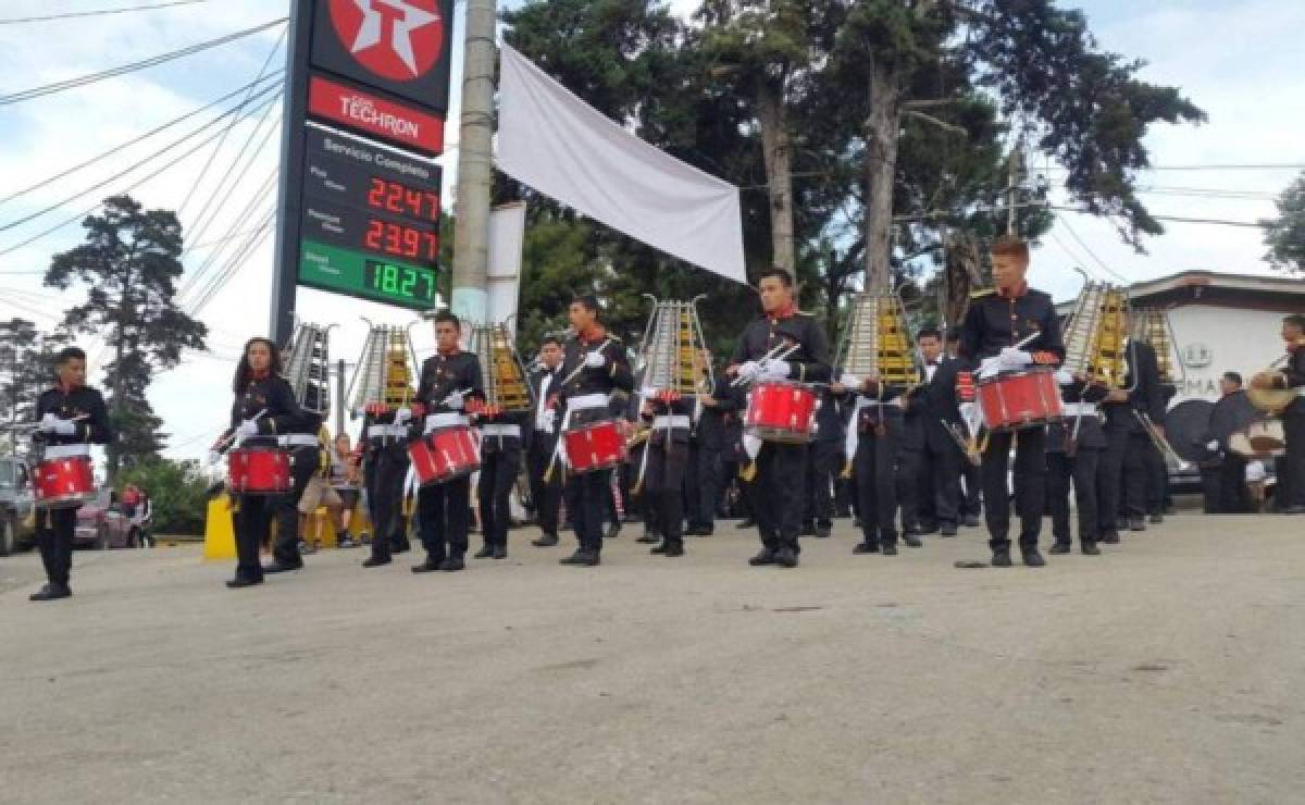 Banda marcial hondureña se corona como la mejor de Centroamérica