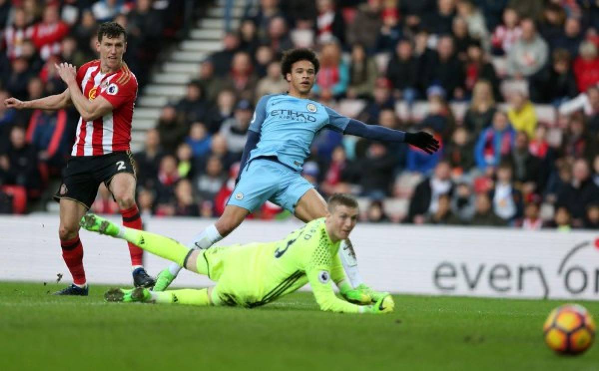 El Manchester City recupera la tercera plaza tras vencer al Sunderland con gol de Agüero