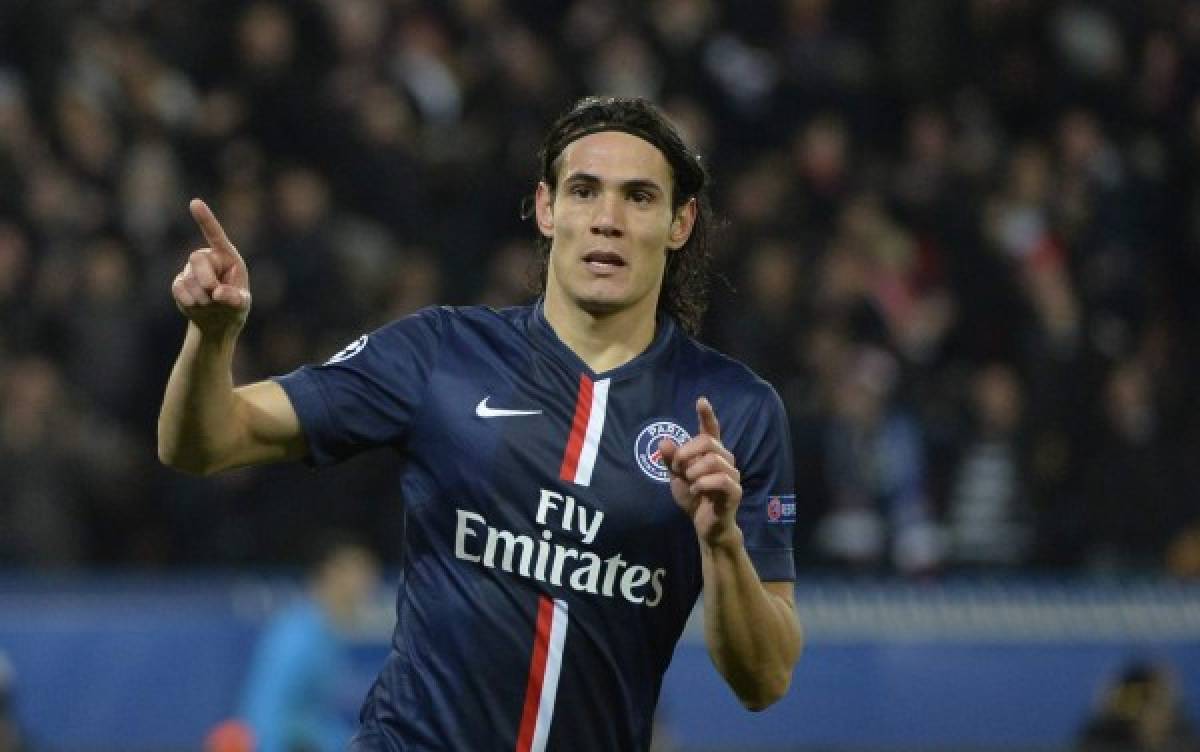 Cavani marca el gol del empate del París SG ante el Chelsea   