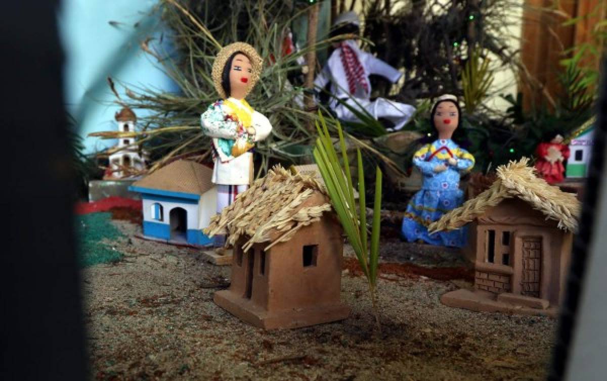 Tradicionales nacimientos destacan el patrimonio cultural de Honduras