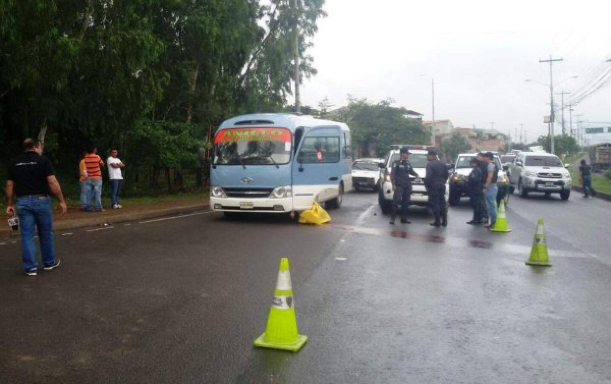 Matan a conductor de rapidito en Tegucigalpa