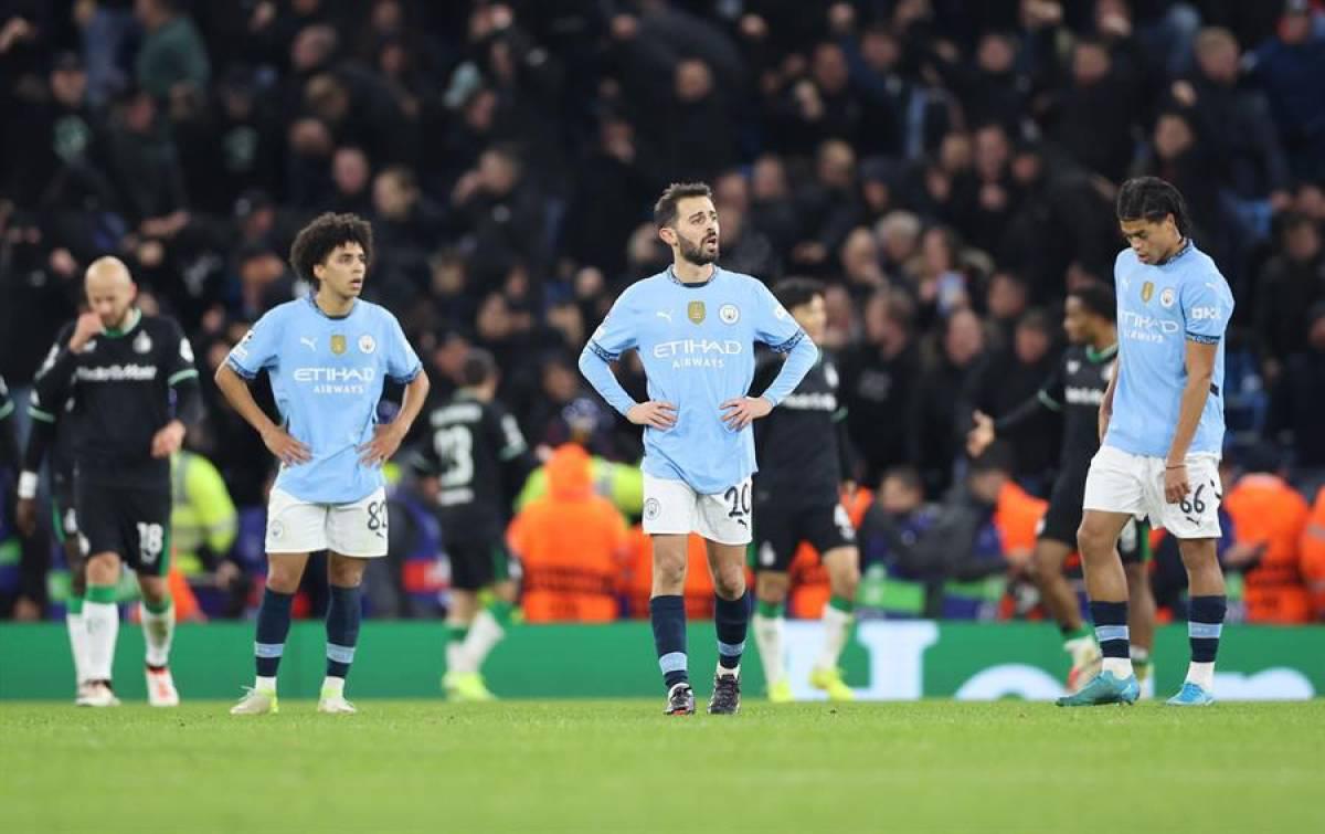 Pleito entre hinchas de Feyenoord y Manchester City: ¿Qué le pasó a Pep Guardiola en el rostro?