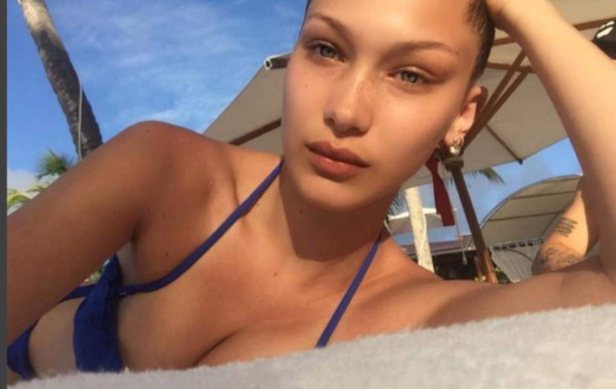 Bella Hadid presume su nueva dieta rica en comida chatarra