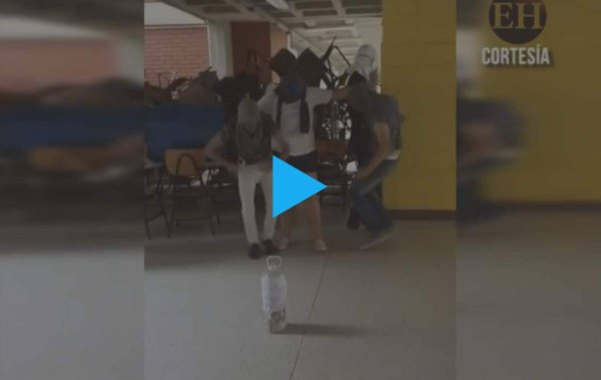 VIDEO: Así se divierten estudiantes durante tomas en la UNAH