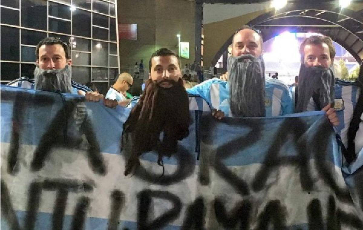 La barba de Messi causa sensación