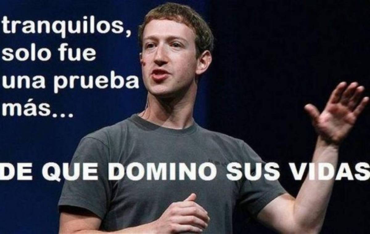 Los memes por la caída mundial de Facebook