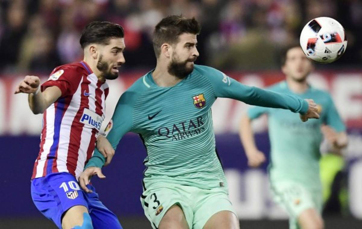 Atlético de Madrid cayó 1-2 ante Barcelona en el juego de ida