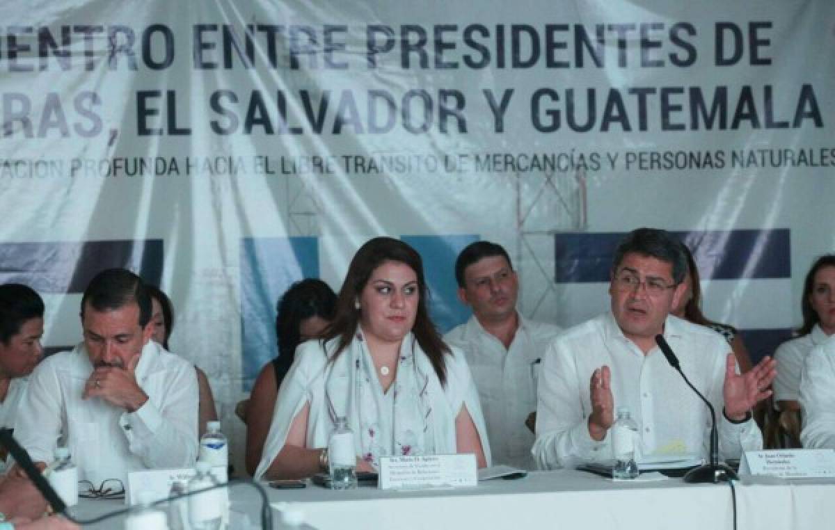 Presidentes del Triángulo Norte se reúnen para afinar la Unión Aduanera Trinacional