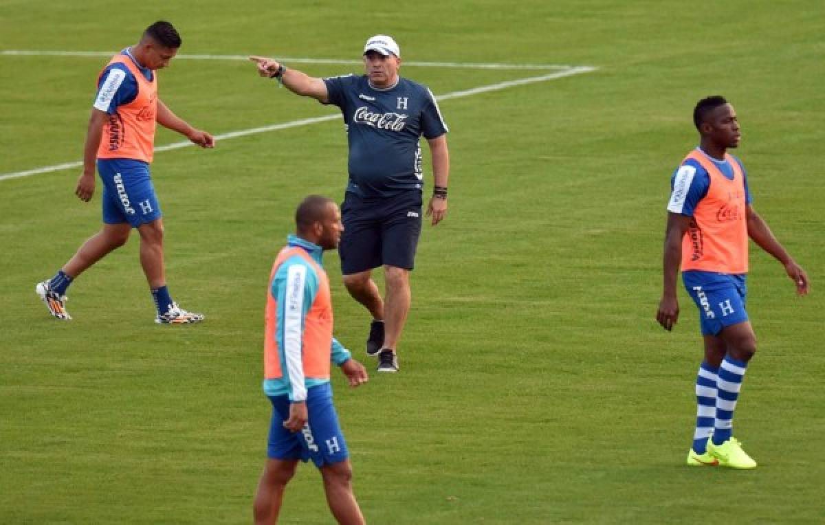 Honduras hizo su primer entrenamiento en Brasil