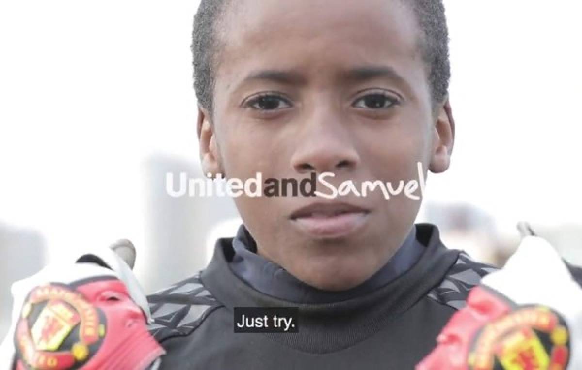 Sam, el niño con parálisis cerebral que es arquero del Manchester United  