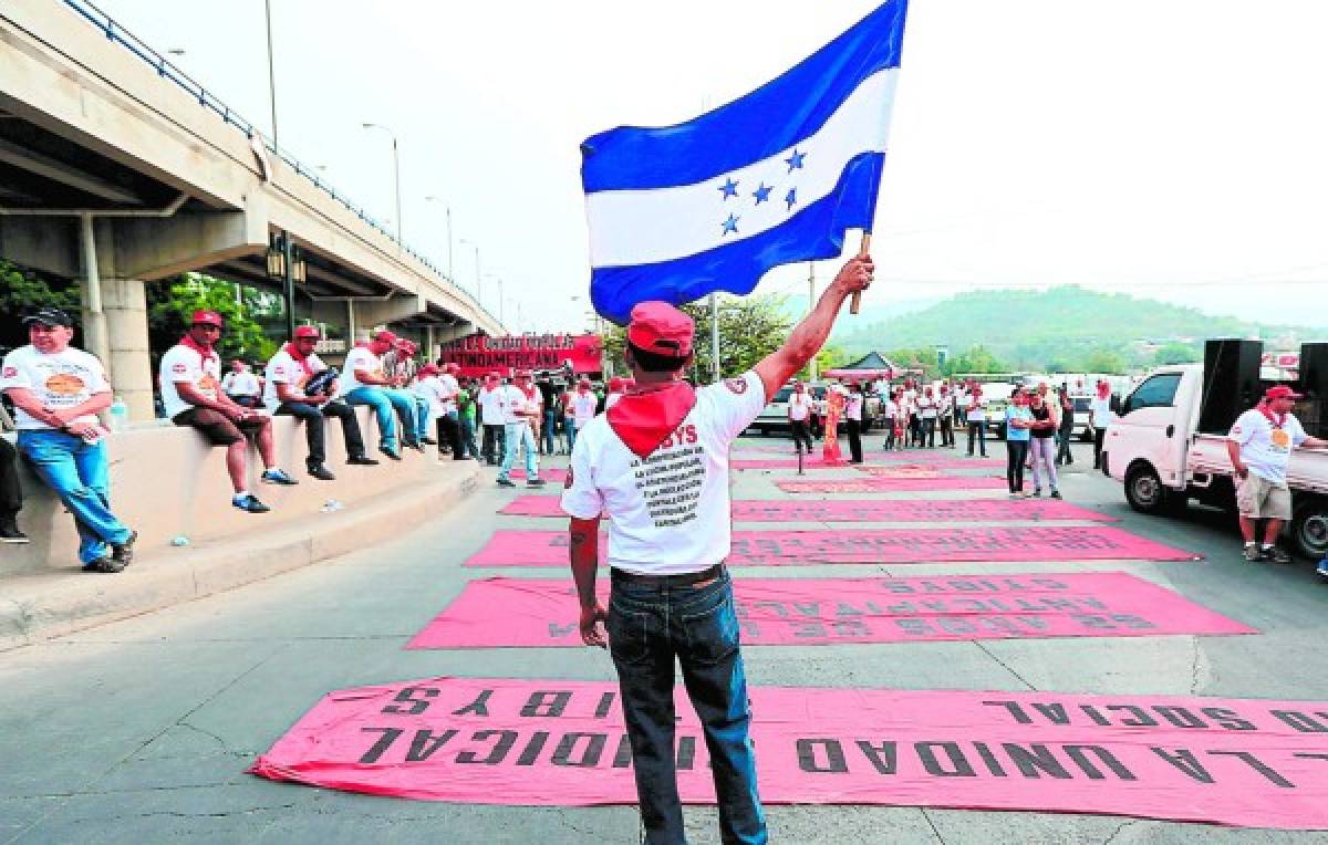 Sindicatos de Honduras listos para el 1 de mayo