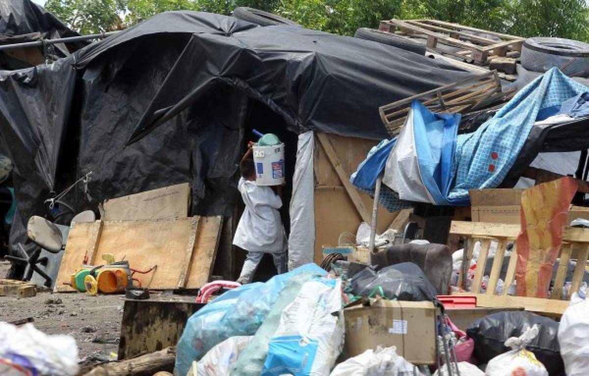 Niños en botadero expuestos a maras