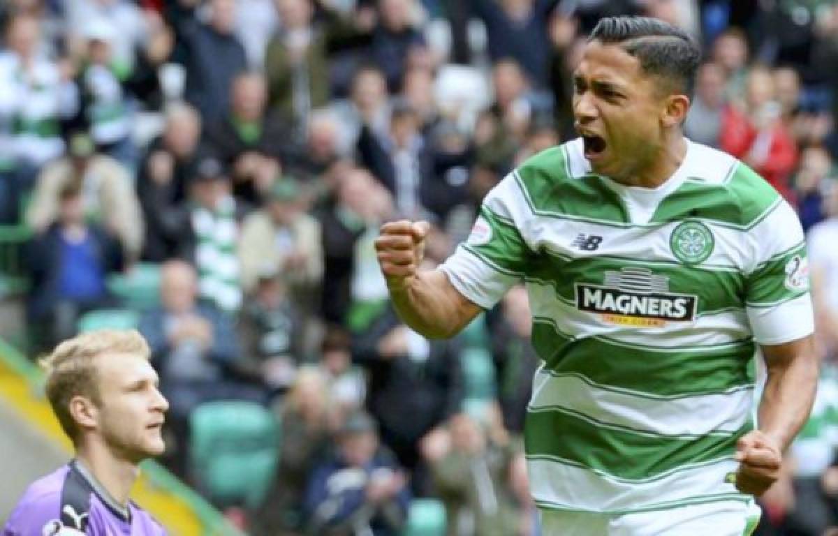 Doblete de Emilio Izaguirre en goleada del Celtic en el fútbol escocés