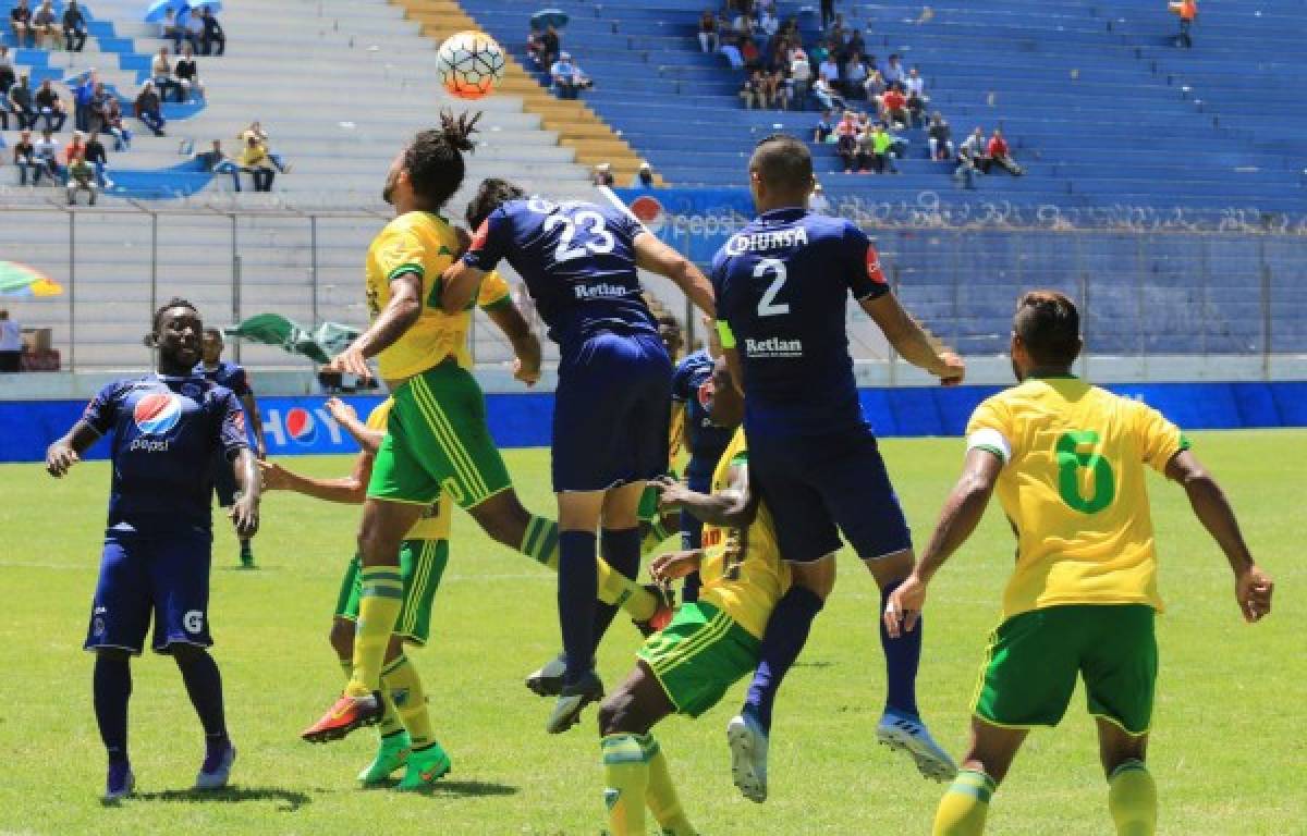 Motagua, 7 goles en contra en 2 partidos