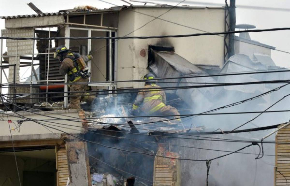 Explosión en fábrica en el centro de Bogotá