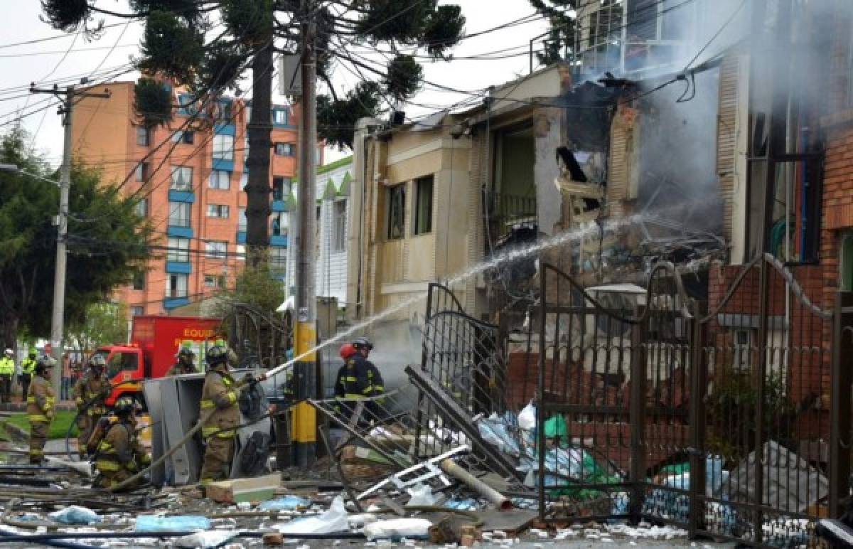 Explosión en fábrica en el centro de Bogotá