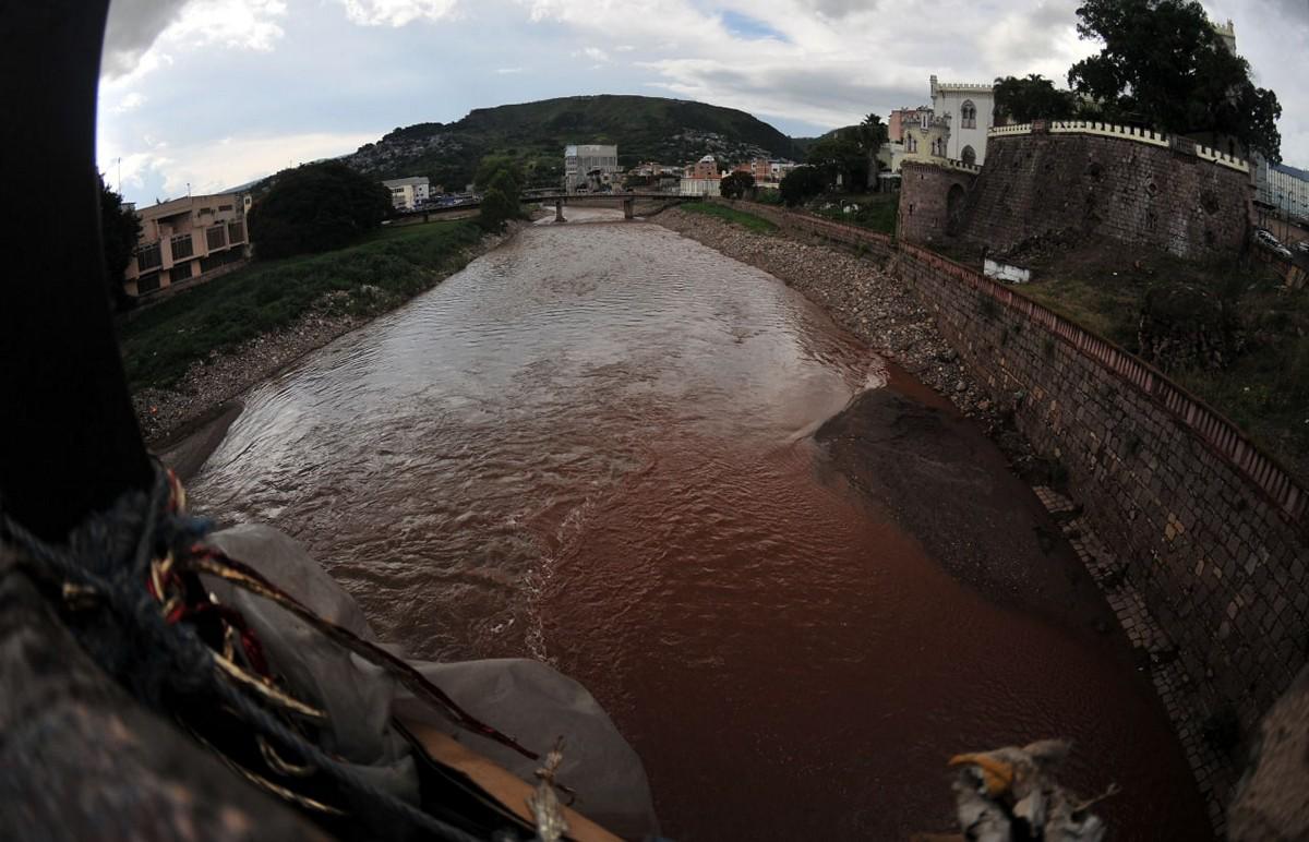 Así se encuentra el nivel del río Choluteca tras recientes lluvias