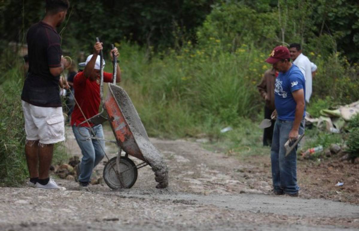 Aldea Villa Nueva va por su etapa II de pavimentación