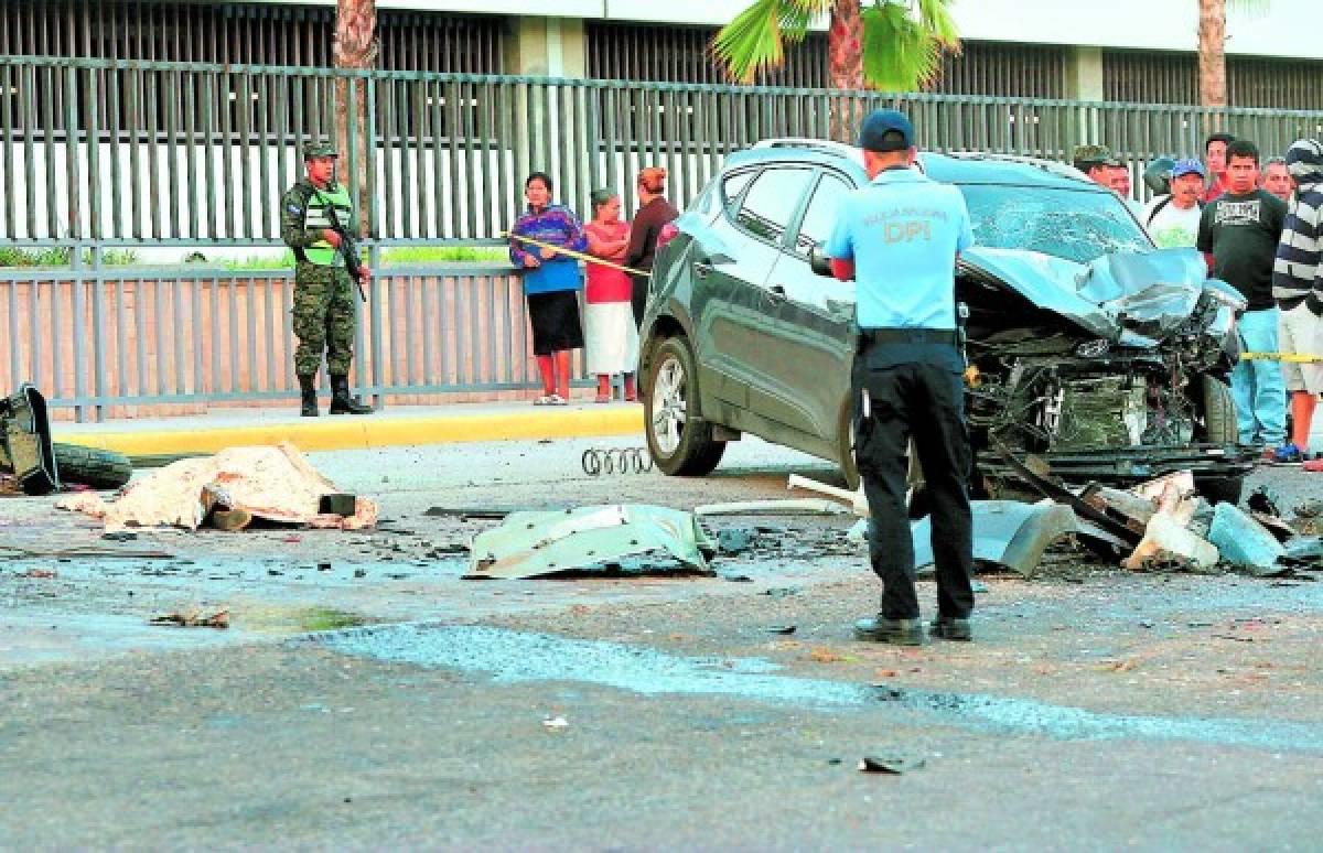 Honduras: Así ocurrió el mortal accidente en el bulevar Fuerzas Armadas de la capital