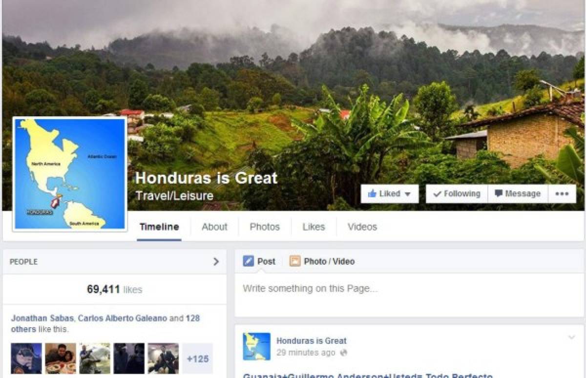 Embajadores de Honduras en Facebook