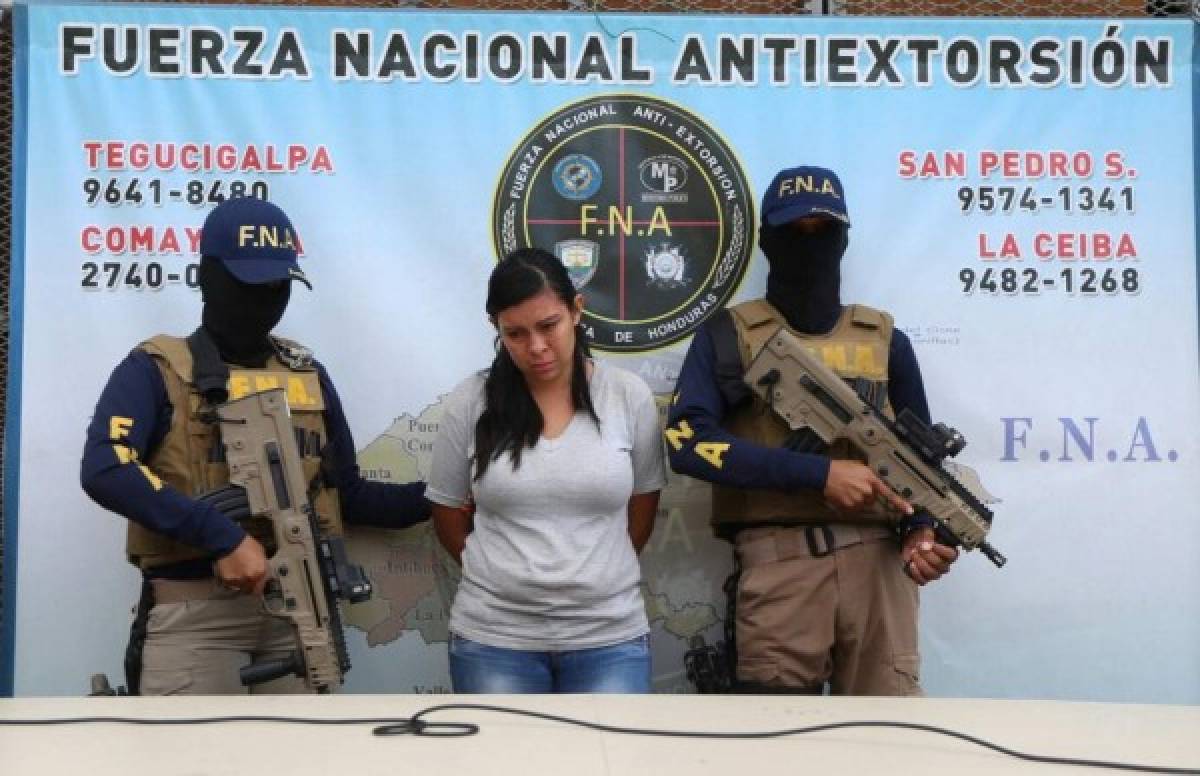 Honduras: Cae presunta extorsionadora de 'La Mafia'