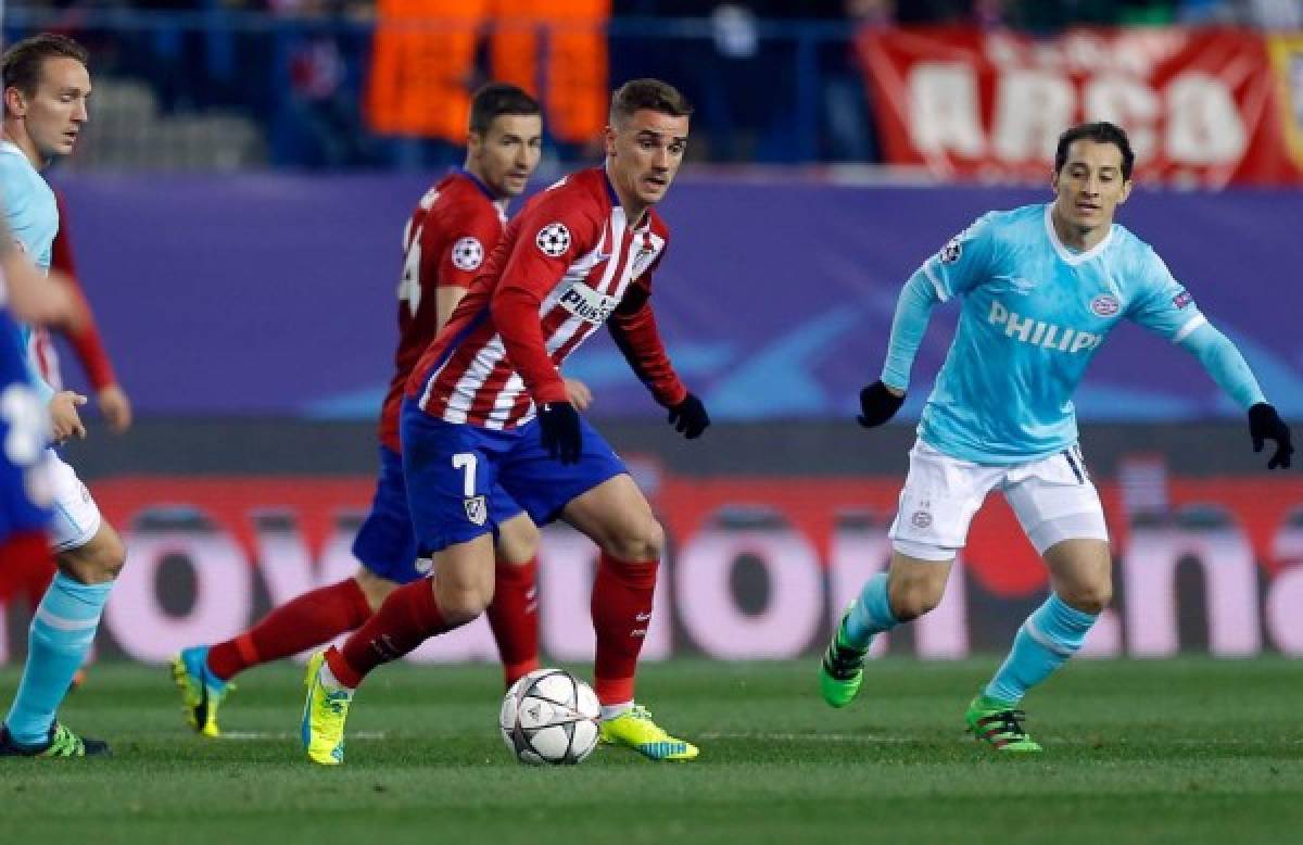 Atlético de Madrid elimina al PSV en los penales y pasa a cuartos de Champions