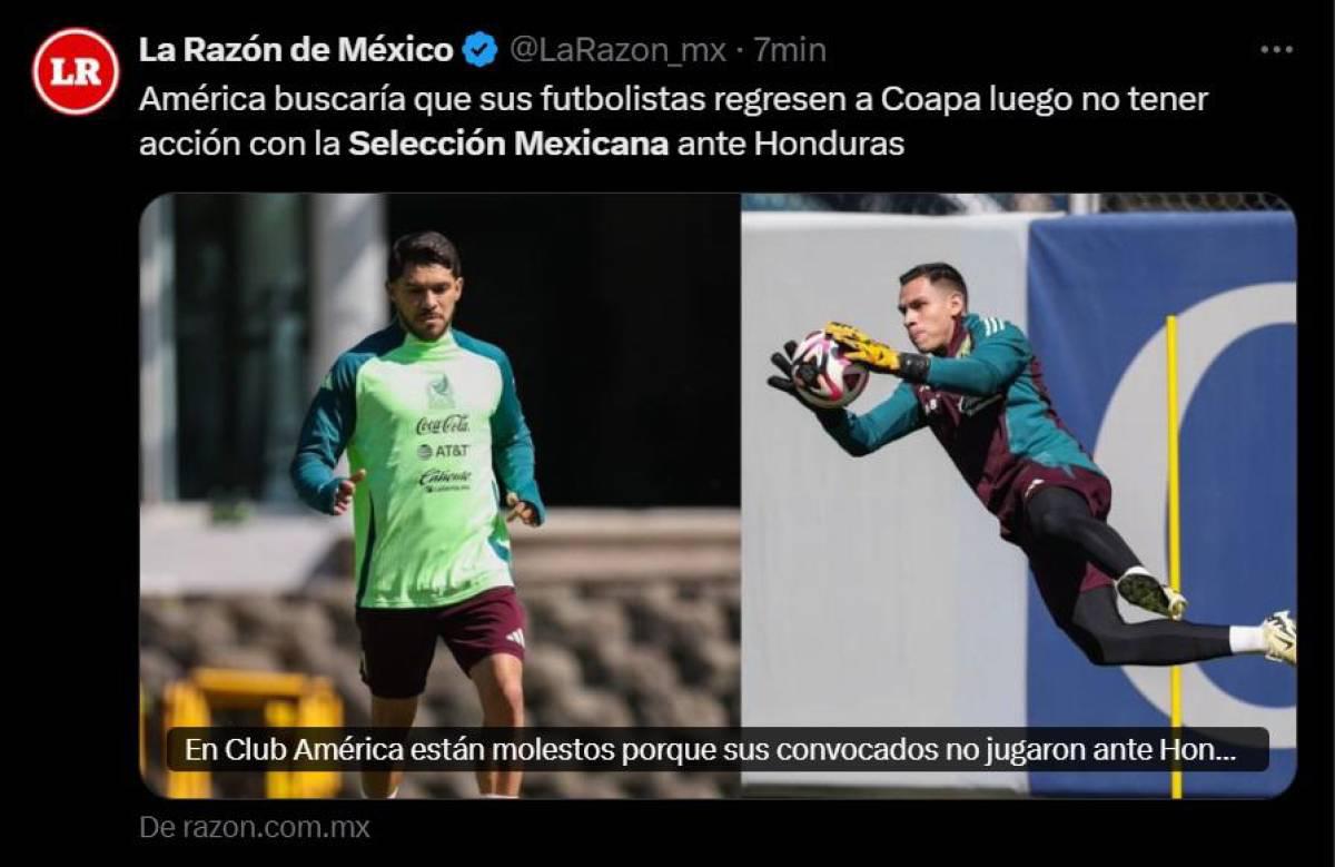 Medios de México no perdona y esto dicen de la Selección antes de partido contra Honduras