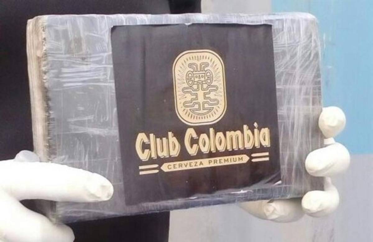 Hallan saco de cocaína en contenedor procedente de Colombia