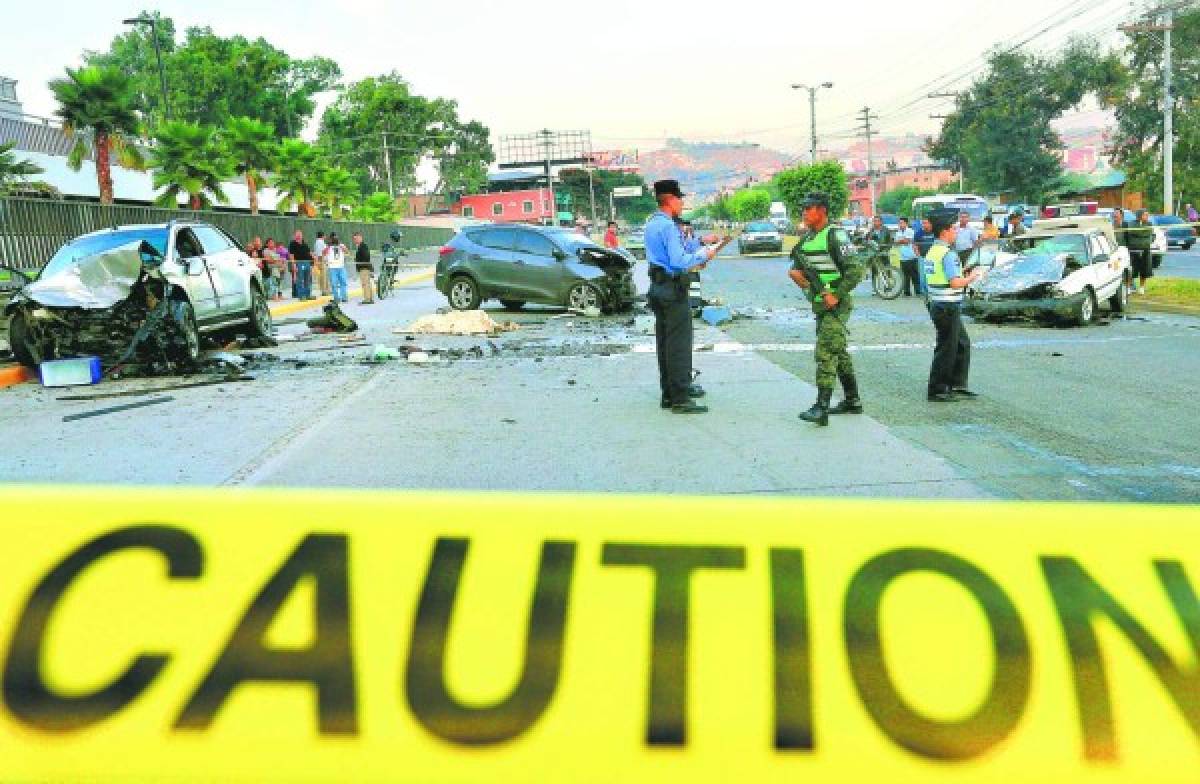 Honduras: Así ocurrió el mortal accidente en el bulevar Fuerzas Armadas de la capital