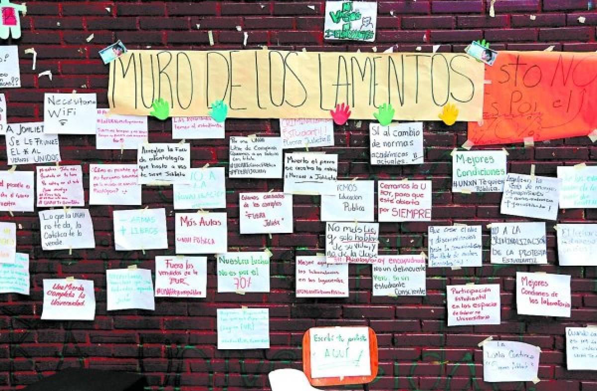 UNAH: Diferencias entre movimientos mantienen la crisis