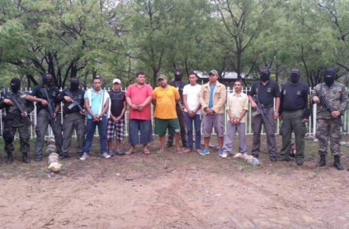 Banda criminal detenida en Choluteca estaba integrada por una policía y un expolicía