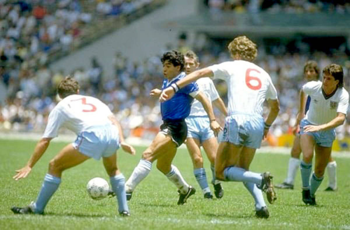 El video inédito del golazo de Maradona a Inglaterra