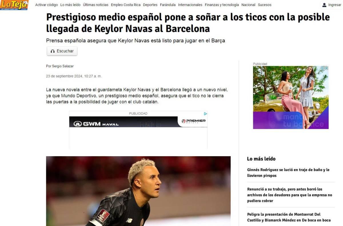 “Traición al Real Madrid”: Keylor Navas interesa a Barcelona y esto dicen los medios