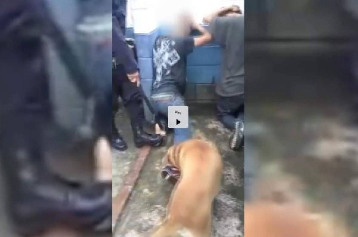 VIDEO: Policía de El Salvador tortura a supuestos mareros con descargas eléctricas