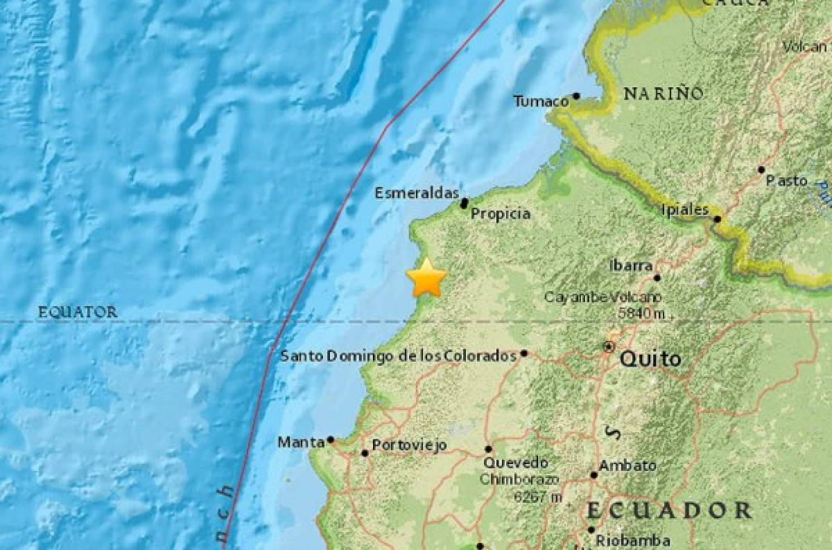 Al menos 41 muertos en Ecuador tras sismos de hasta 7.8 grados