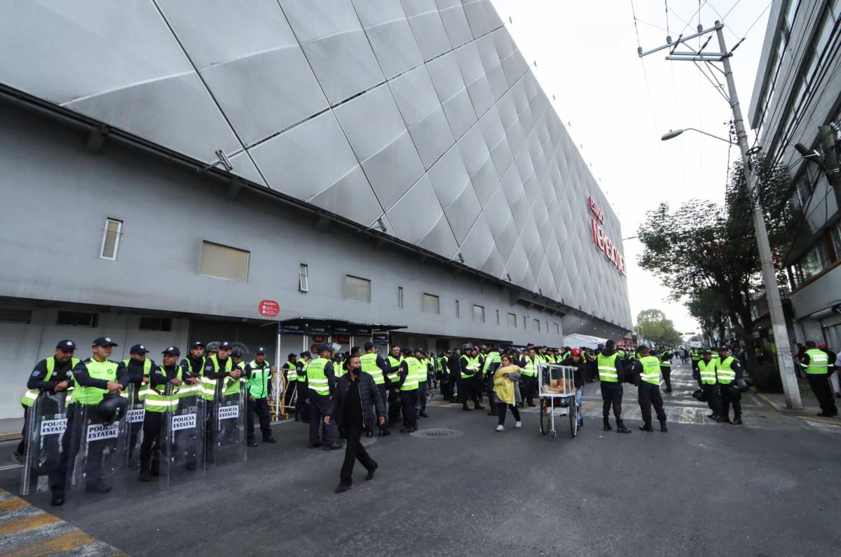 Máxima seguridad en Toluca para el México vs Honduras en el Nemesio Diez