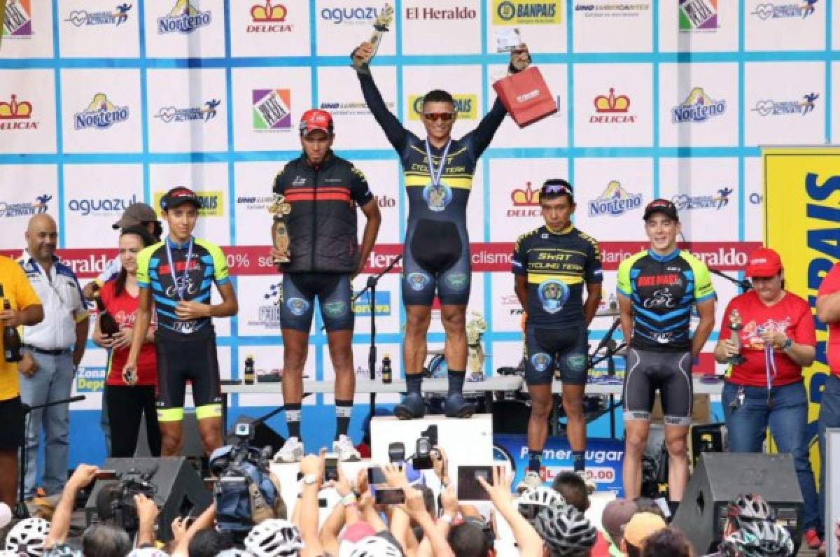 Por primera vez en la historia, un ciclista no nacido en Honduras ganó la Vuelta Ciclística de EL HERALDO.El guatemalteco Esdras Morales, del Team Swat, terminó en primer lugar los 126 kilómetros de puro asfalto de la Categoría élite del evento.