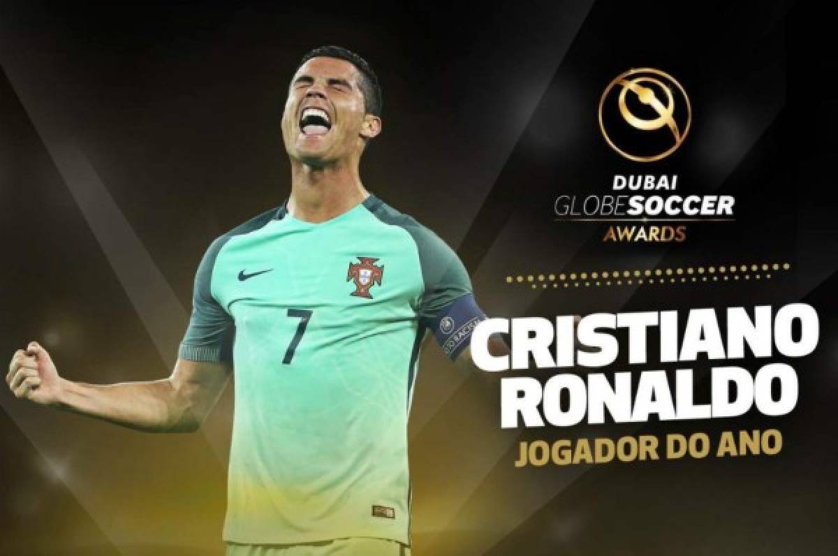 Cristiano, elegido 'Mejor jugador del año' para Globe Soccer Awards