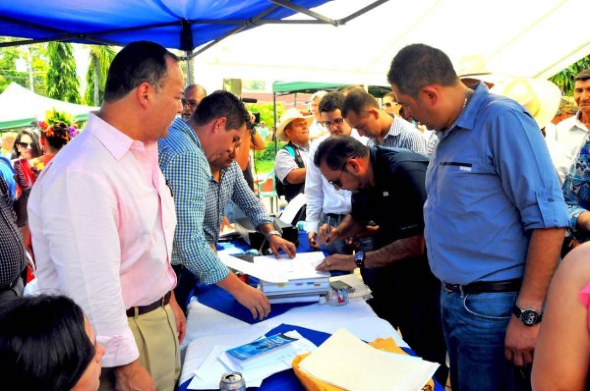 Seis proyectos carreteros se ejecutarán este año en Comayagua