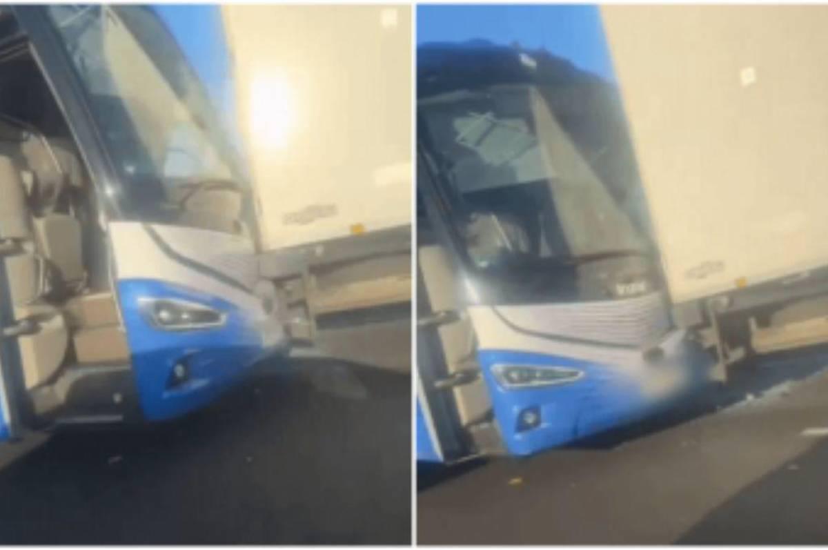 Bus del Real Madrid sufre accidente en su regreso tras perder en Liverpool en Champions