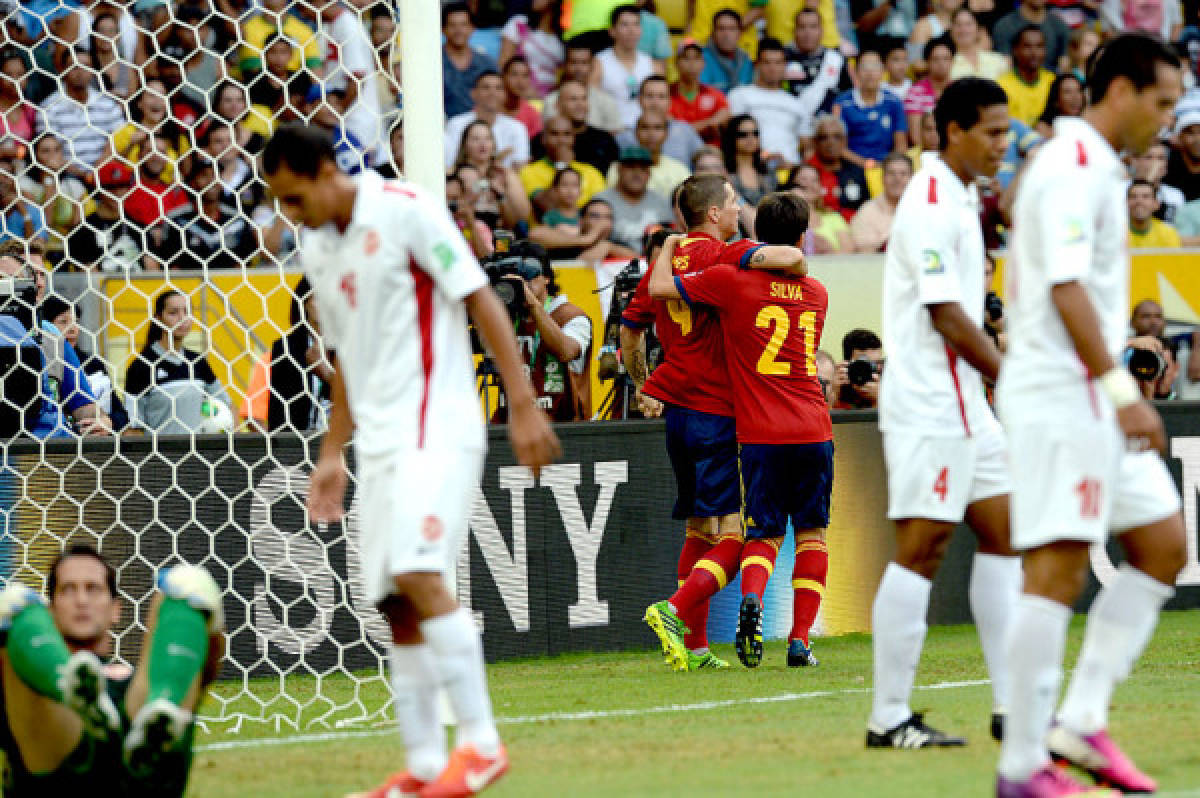 VIDEO: La grosera goleada de EspaÃ±a a TahitÃ