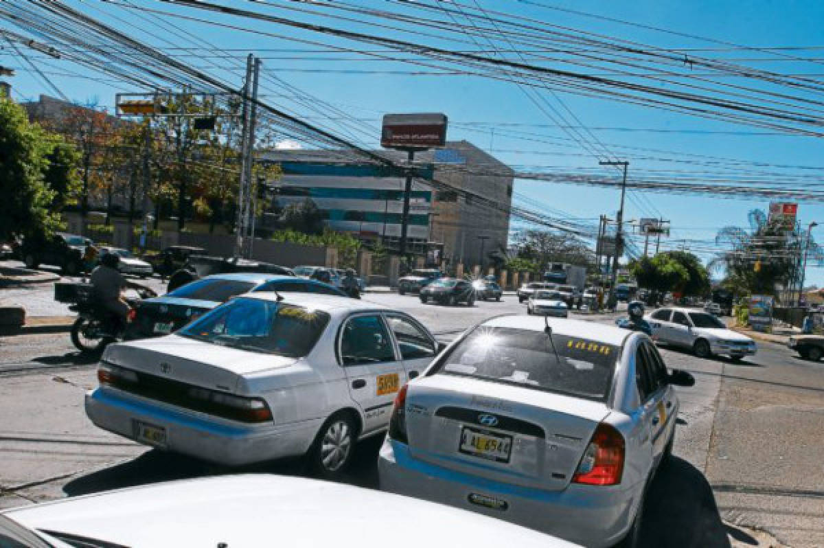 Permanente hora pico en capital de Honduras