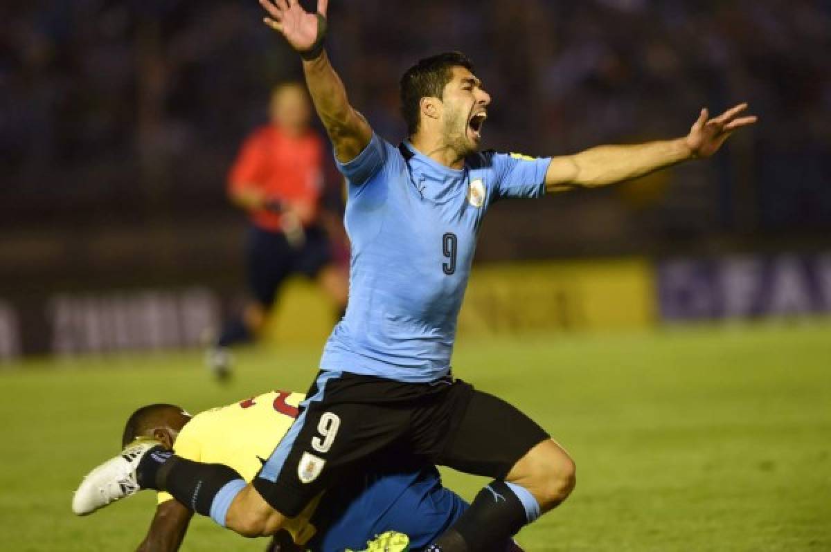 Uruguay derrota 2-1 a Ecuador por clasificatorio y se acerca a Rusia 2018